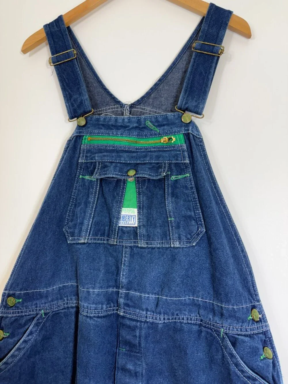 Vintage Liberty Denim Bib Overalls Mens Carpenter 44x30 Workwear Streetwear Y2K